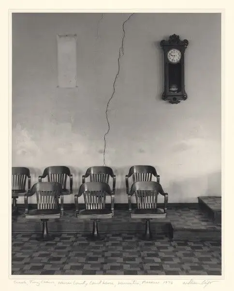 Crack, Jury Chairs, Warren County Courthouse, Warrenton, Missouri by William Clift