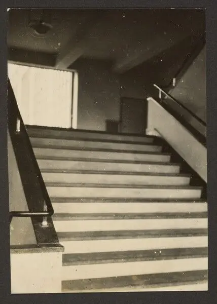[Architectural Interior, Stairway, Bauhaus, Dessau] by Marianne Brandt