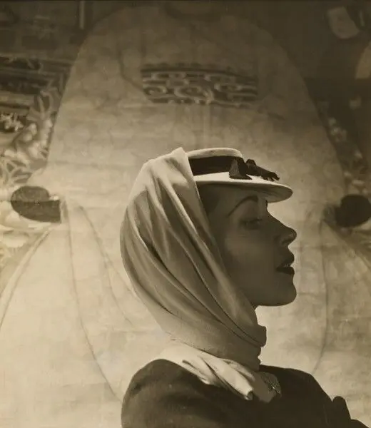 Andrea, Chinese Screen by Louise Dahl-Wolfe