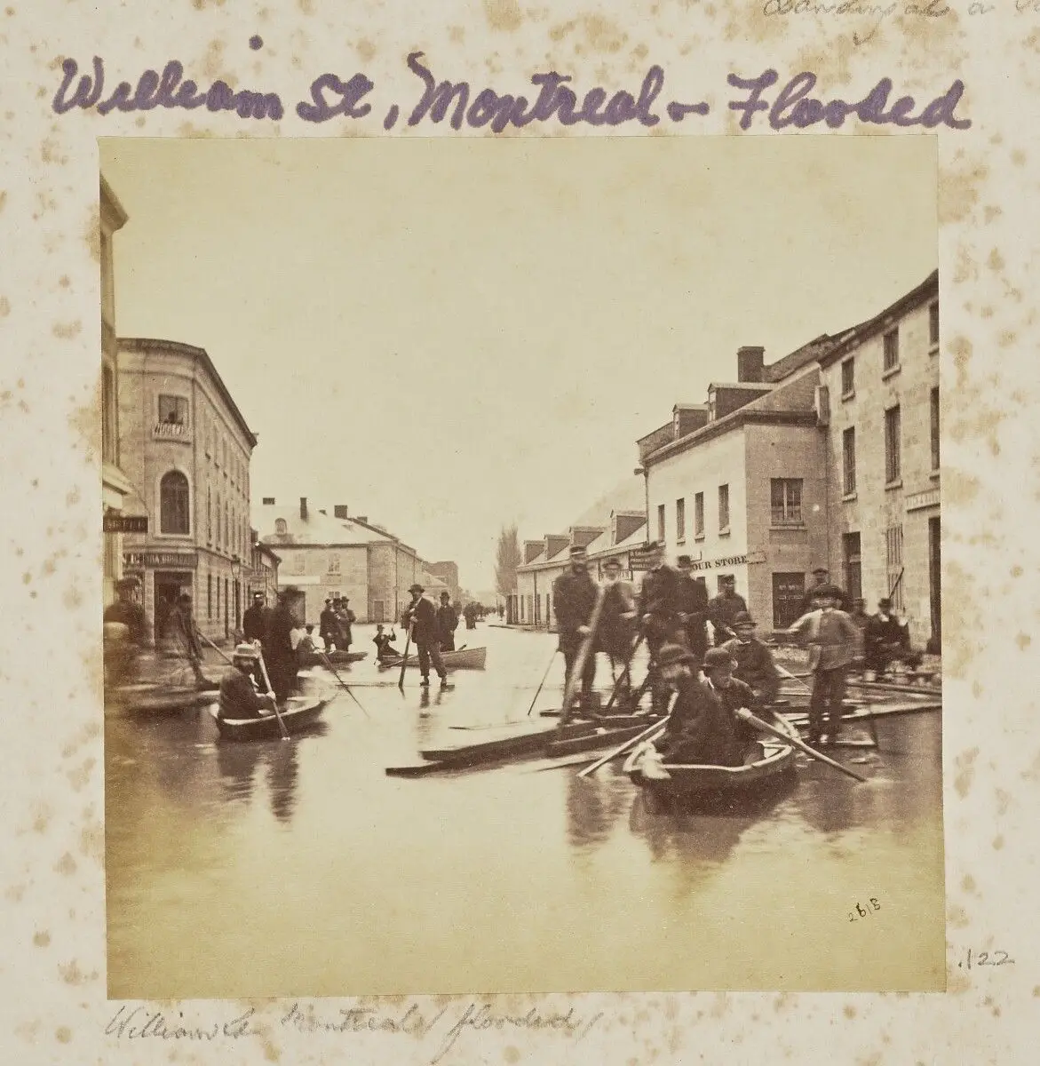 William Street, Montreal (Flooded) by Alexander Henderson