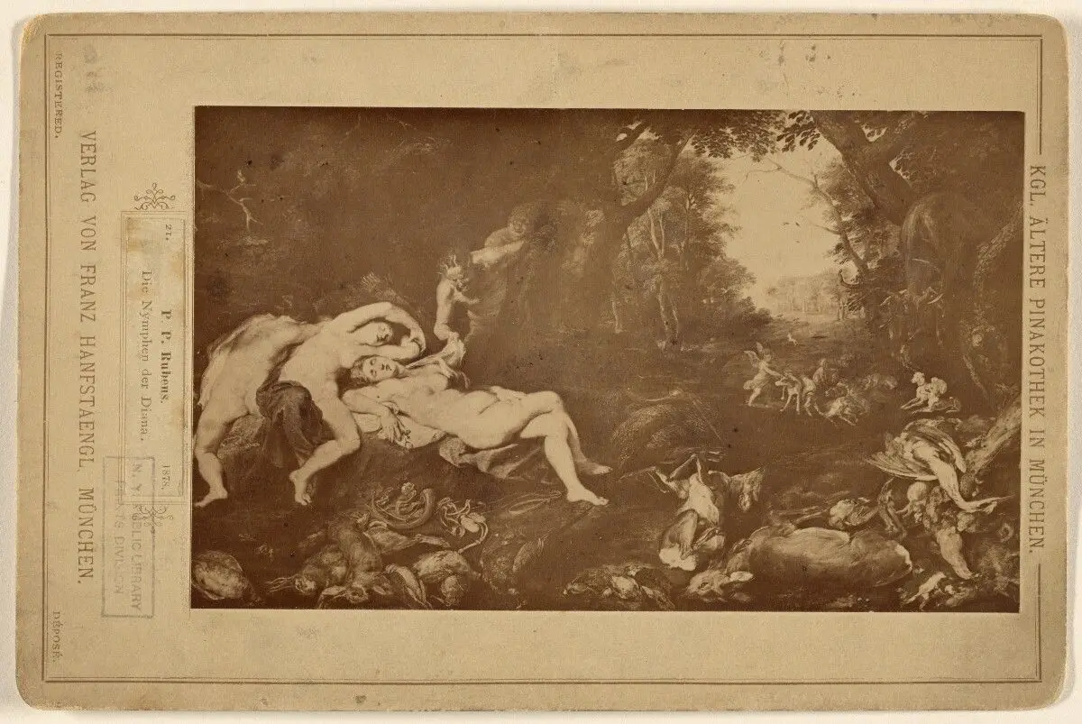 P.P. Rubens. Die Nymphen der Diana. by Franz S. Hanfstaengl