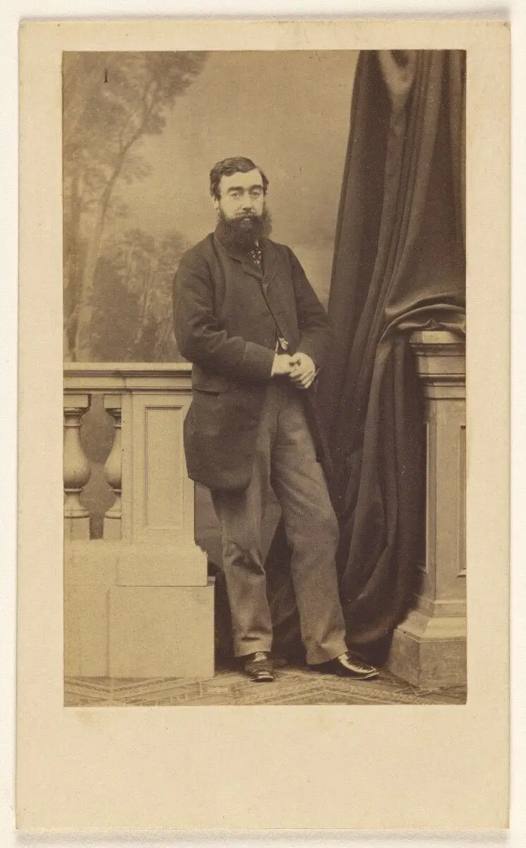 [Full-bearded man, standing] by Antoine Claudet