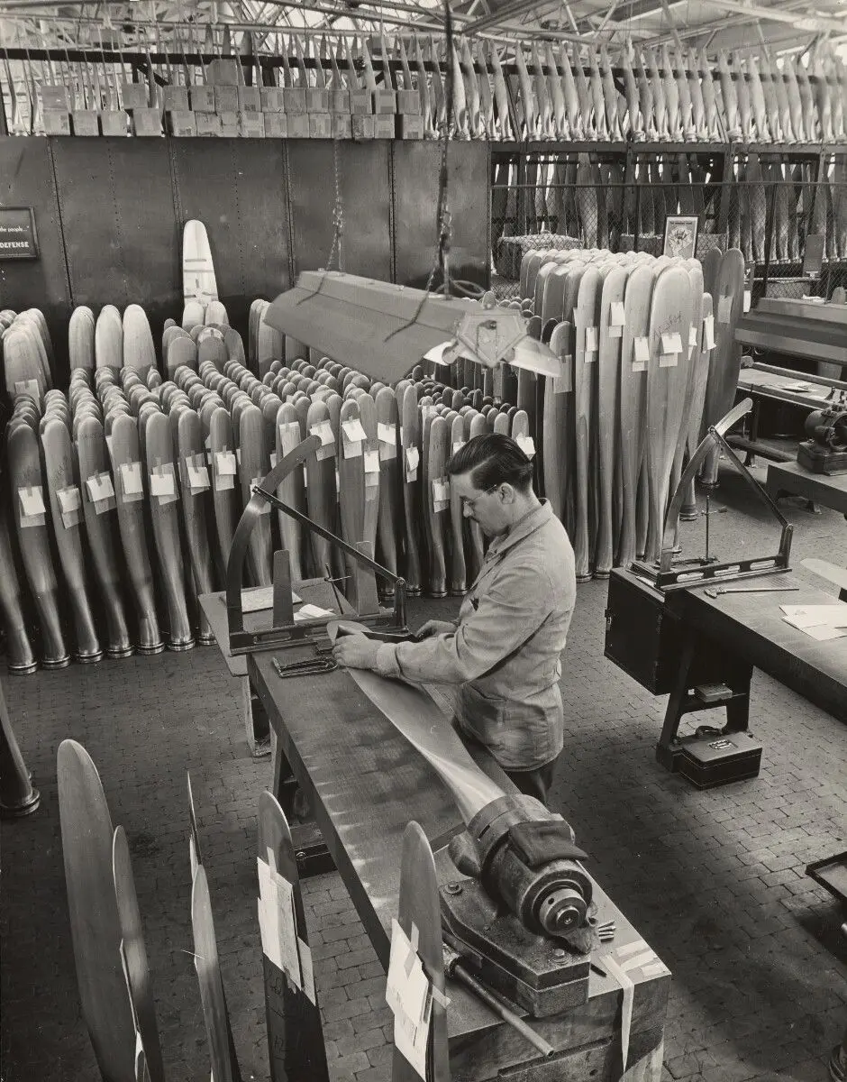 Hamilton Propeller, Hartford, CT by Andreas Feininger