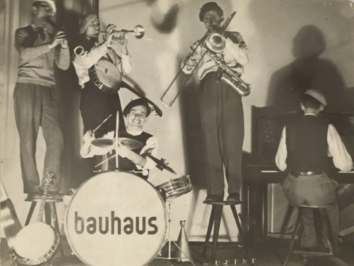 [Bauhaus Band performing]. by T. Lux Feininger