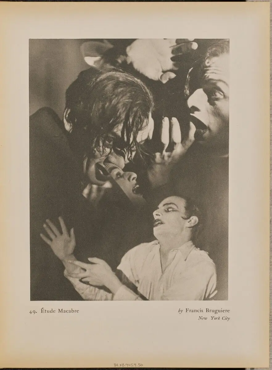 Étude Macabre by Francis Bruguière