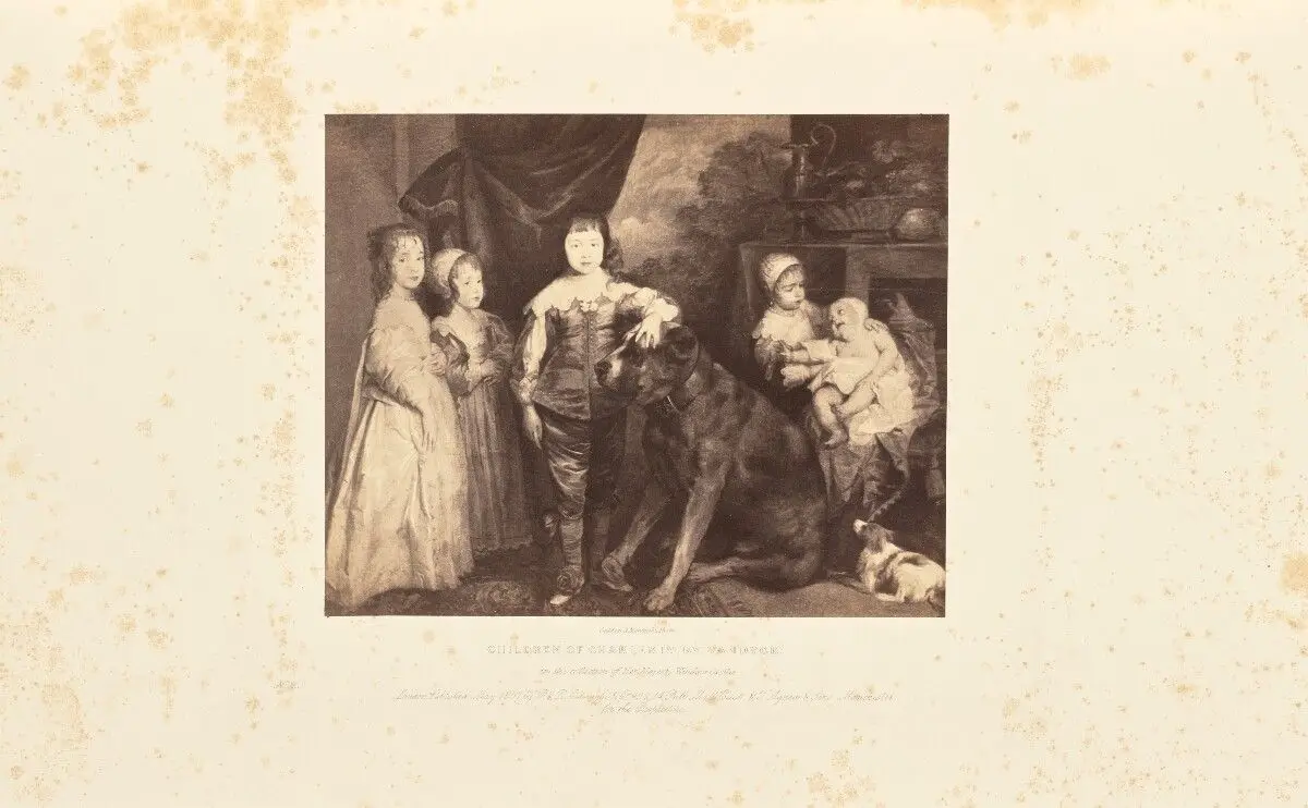 Children of Charles I, by van Dyck by Caldesi & Montecchi