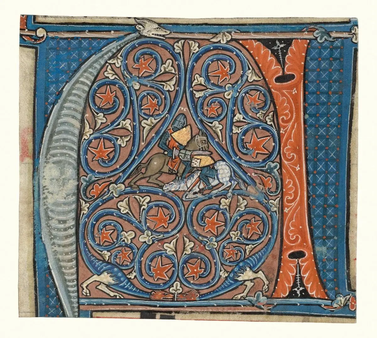 Historiated Initial from an antiphonal by Unknown