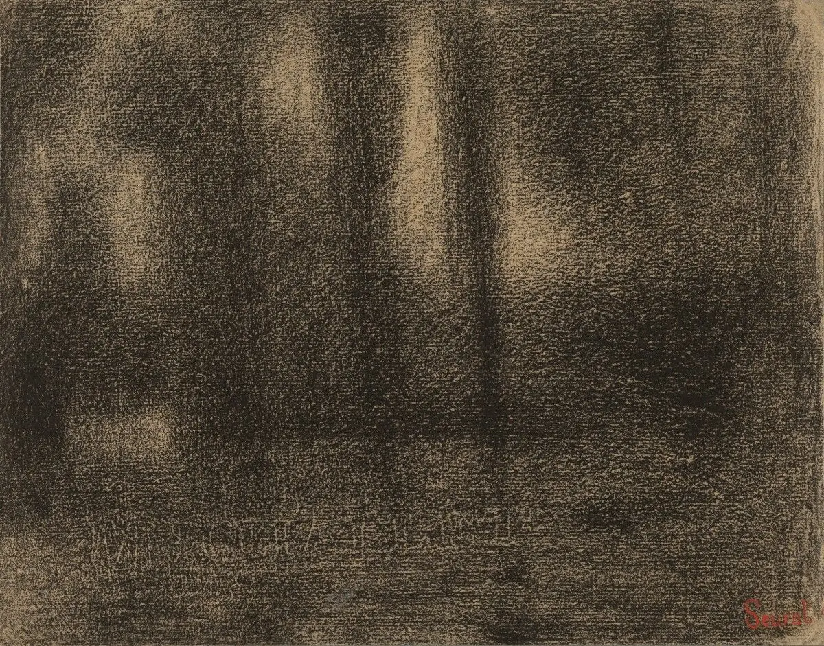 Poplars by Georges Seurat