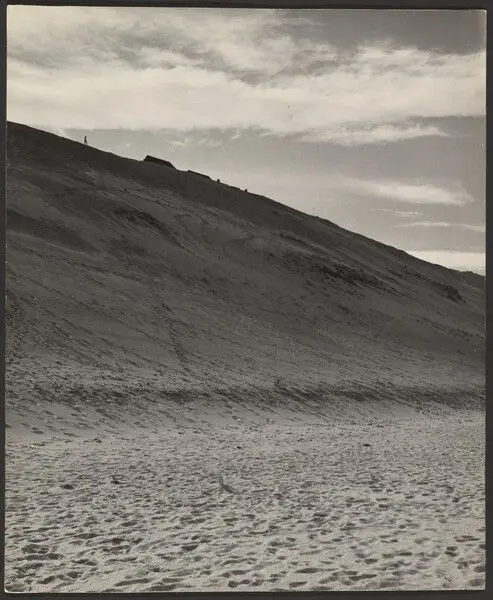[Landscape with sandy hill] by Andreas Feininger