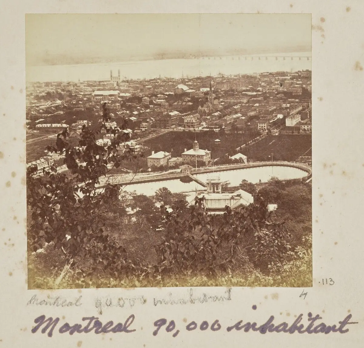 Montreal 90,000 Inhabitant by Alexander Henderson