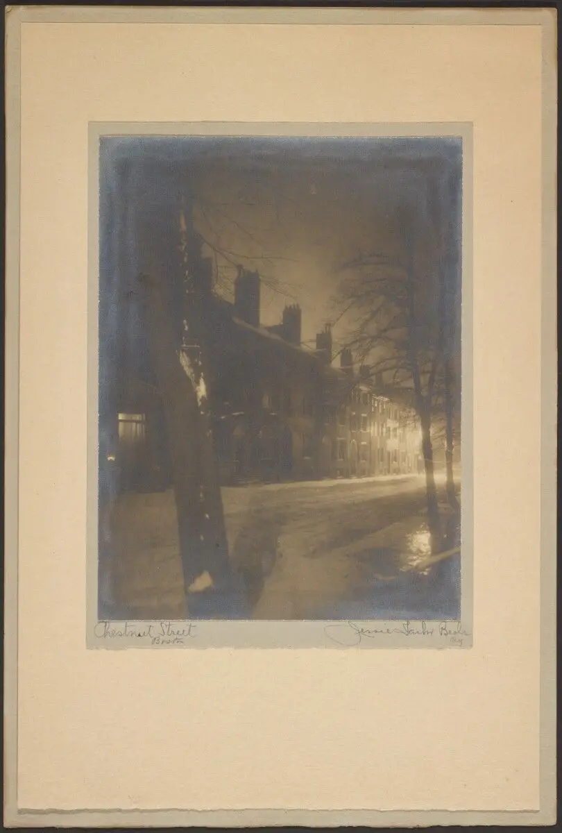 Chestnut Street, Boston by Jessie Tarbox Beals