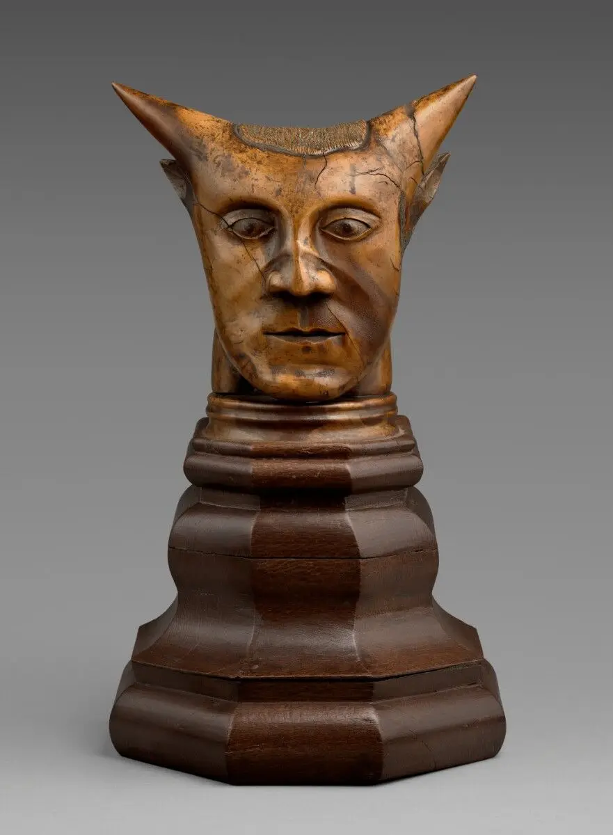 Head with Horns by Unknown