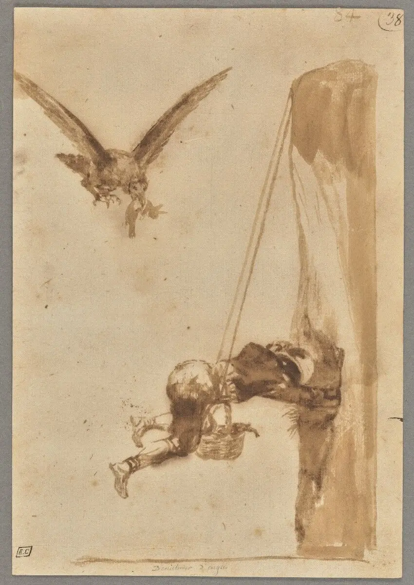 The Eagle Hunter by Francisco José de Goya y Lucientes (Francisco de Goya)