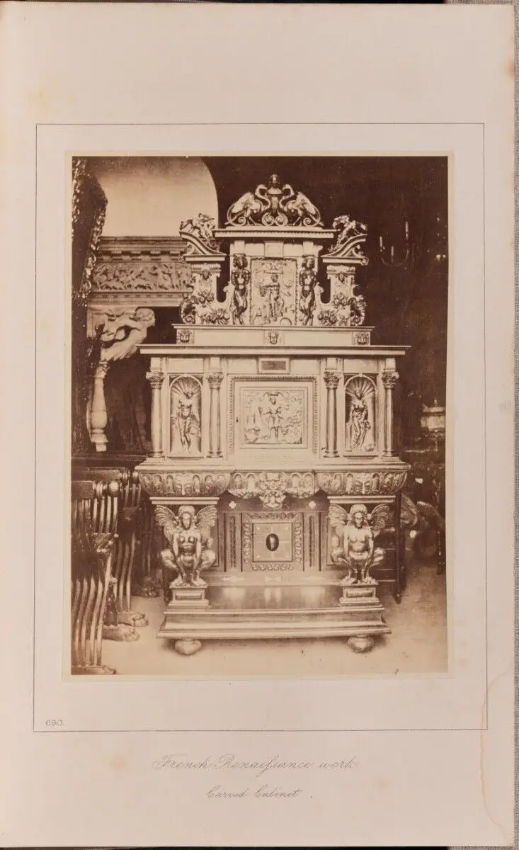 French Renaissance work. Carved Cabinet by Unknown