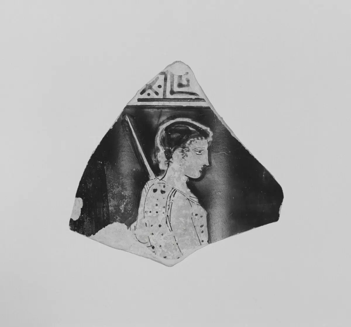 Attic Red-Figure Lekythos Fragment by Achilles Painter