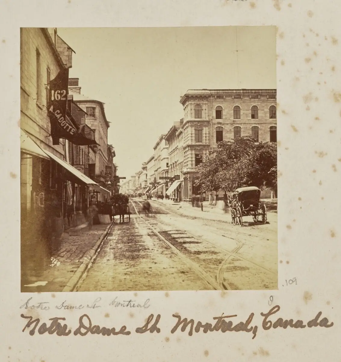 Notre Dame Street, Montreal by Alexander Henderson