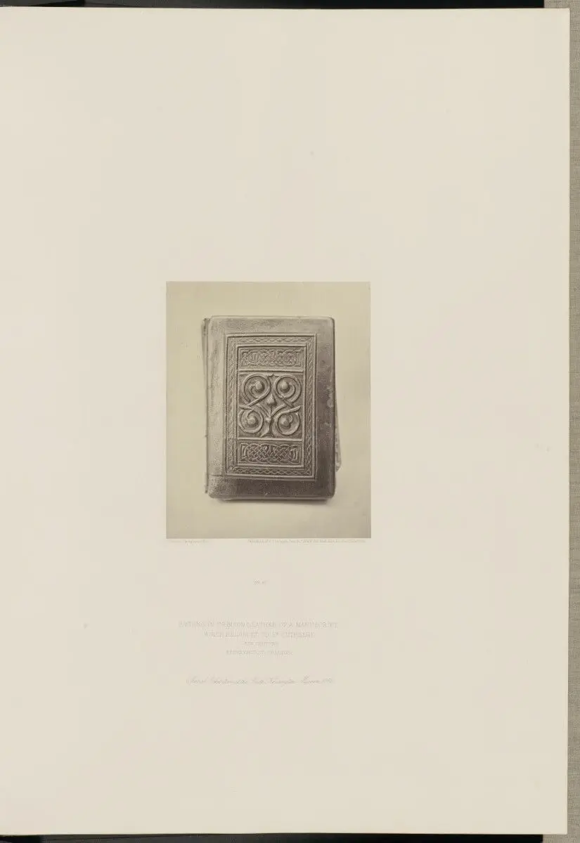 Binding, in Crimson Leather, of a Manuscript, which Belonged to Saint Cuthbert by Charles Thurston Thompson