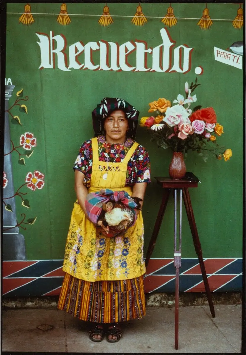 Portrait with Chickens, Momostenango by Ann Parker