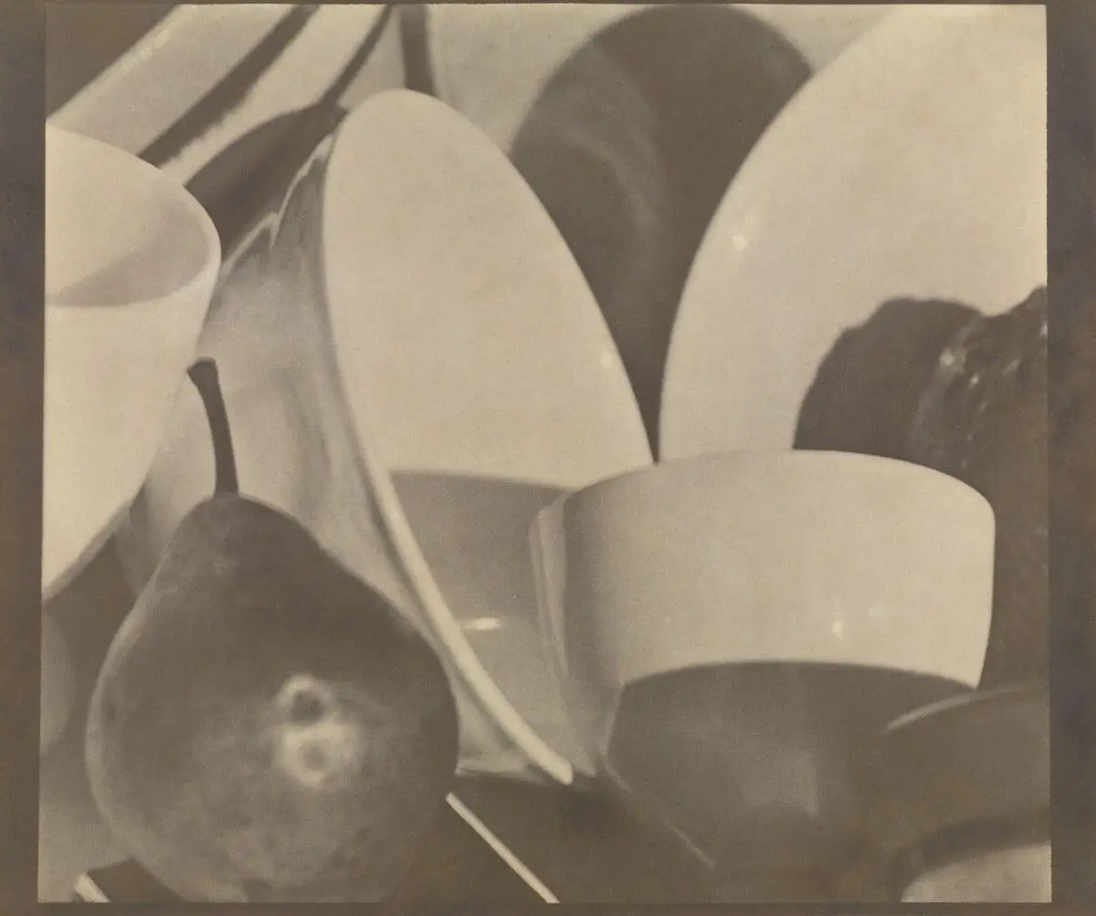 Still-Life with Pear and Bowls by Paul Strand