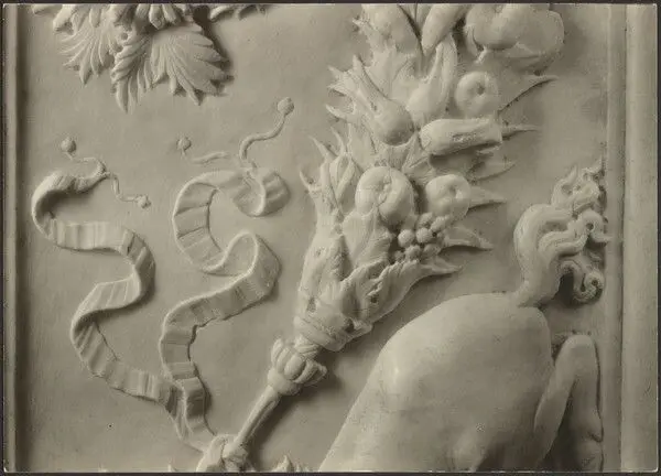 Detail, Unicorn, by Antonio Rosellino. by Clarence Kennedy