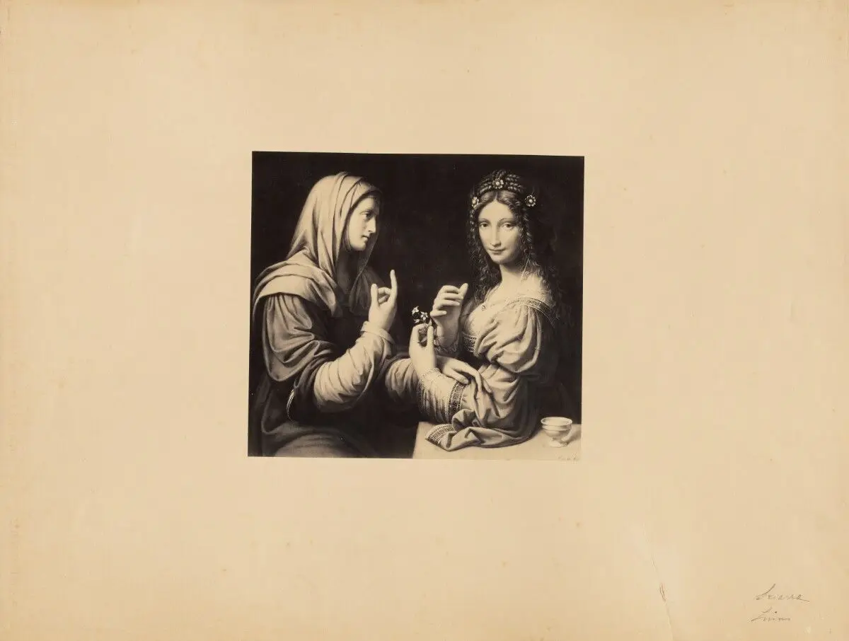 [Renaissance painting of two women] by James Anderson