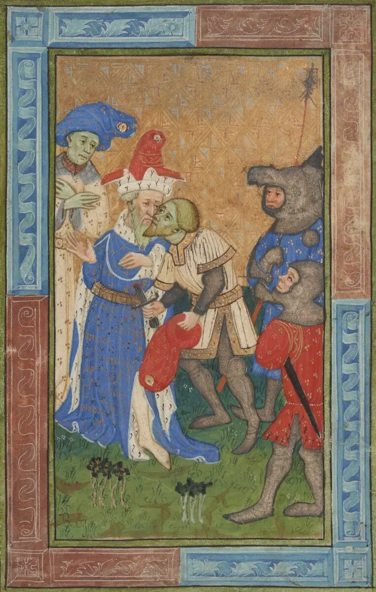 Miniature from a manuscript by Master of Trinity College Ms. B.11.7