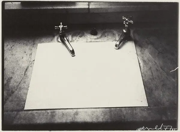 Mat Board Covering Sink by Bill Arnold