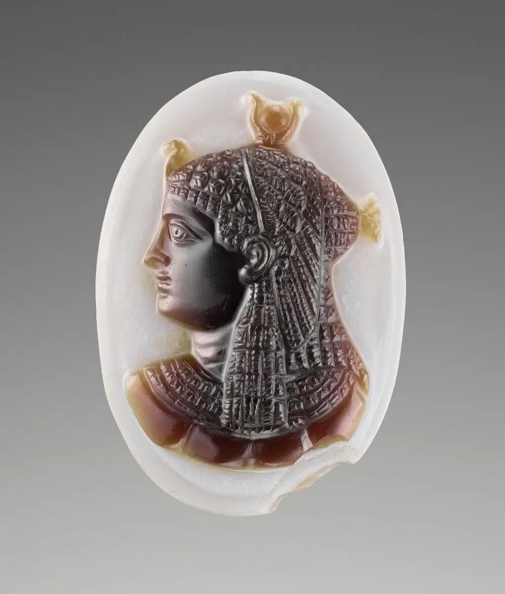 Cameo with Bust of the Goddess Isis with Modern Mount by Unknown