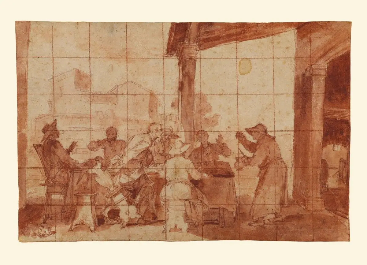 Wine Jest by Volterrano (Baldassare Franceschini)