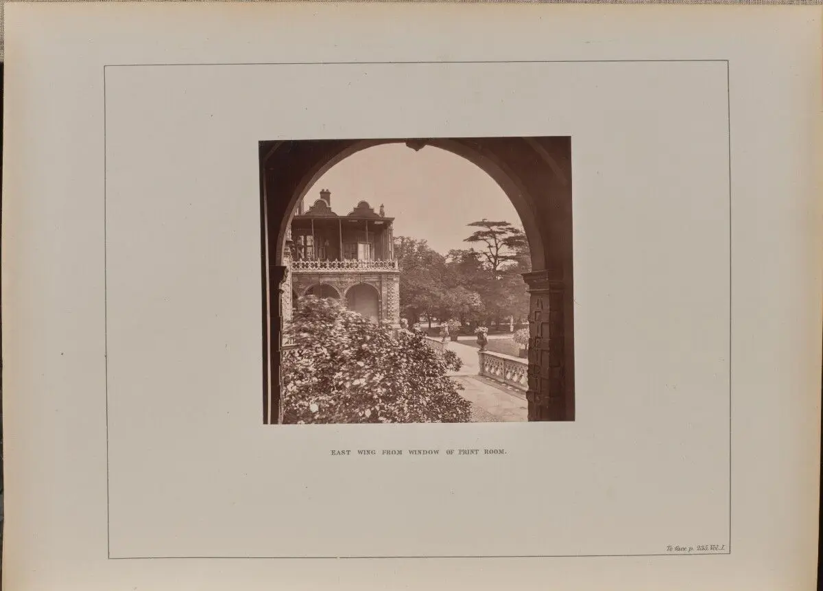 East Wing from Window of Print Room by Philip H. Delamotte