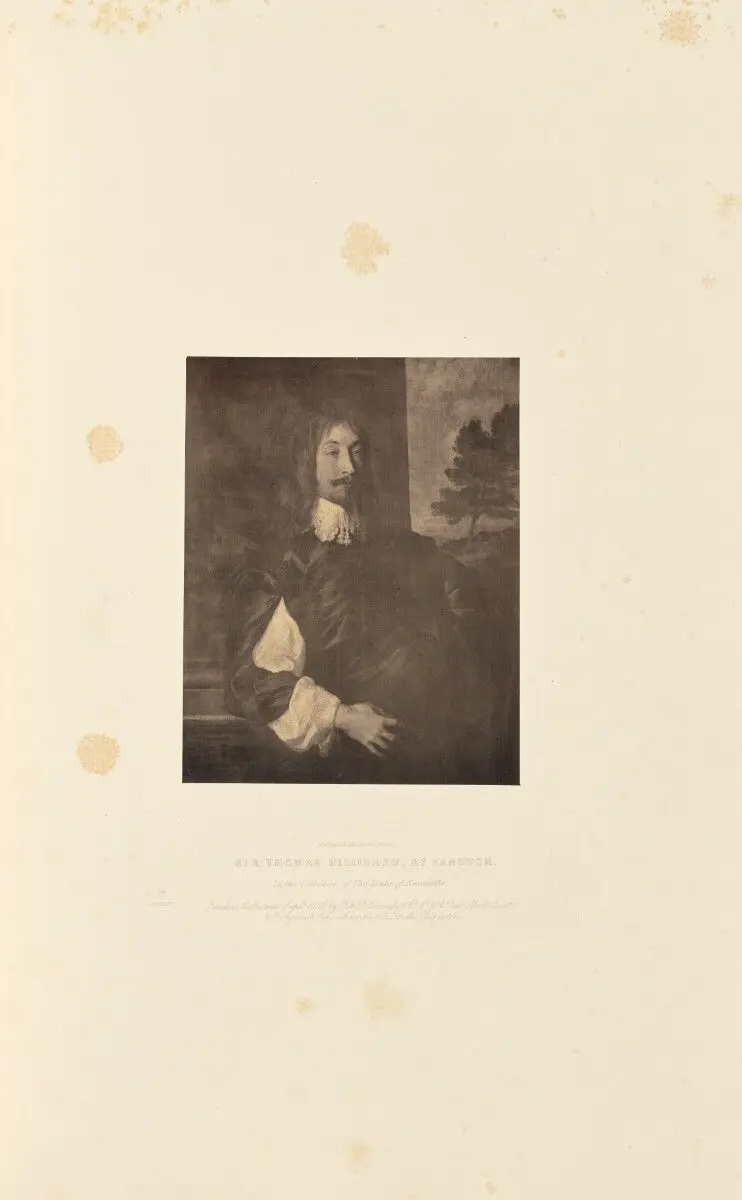 Sir Thomas Killigrew, by van Dyck by Caldesi & Montecchi