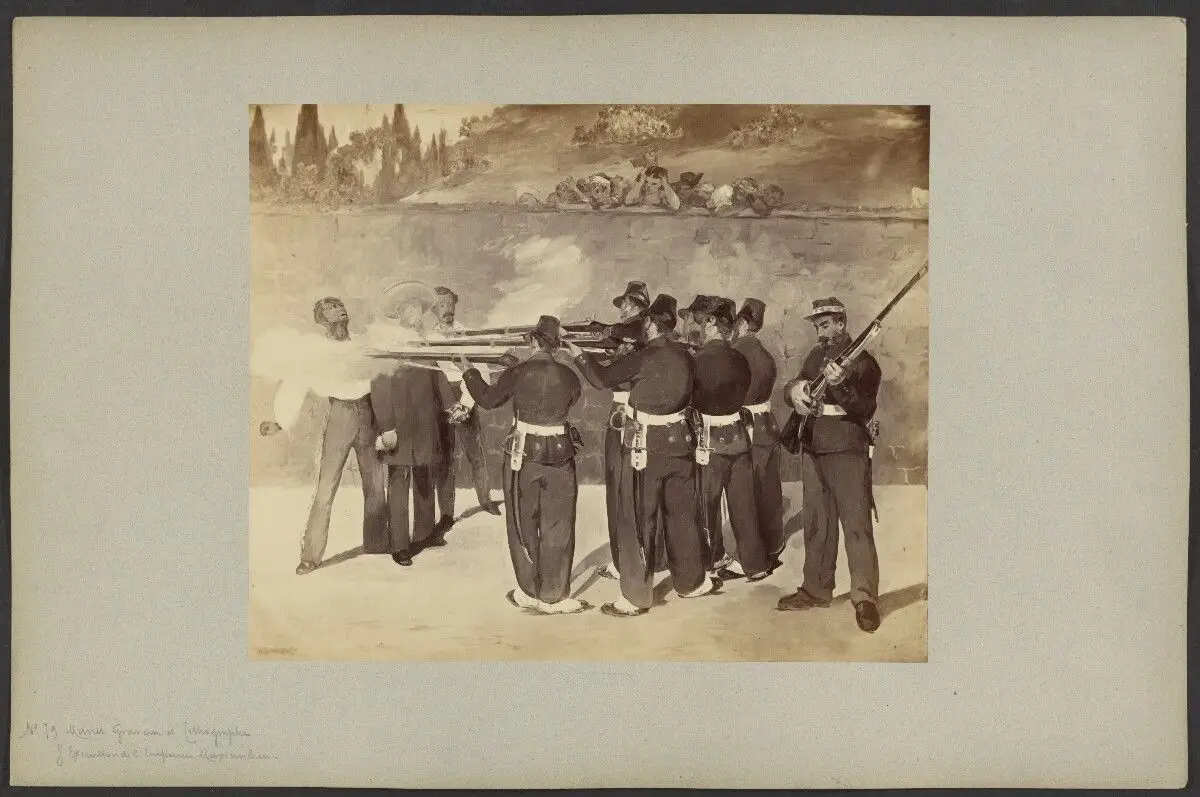 "L'Execution de l'Empereur Maximillian" par Manet by Anatole Godet