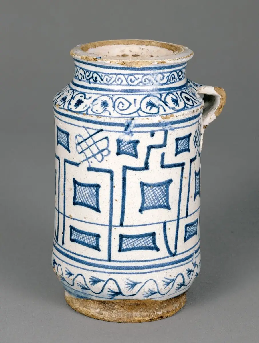 Jar with a Kufic Pattern by Unknown
