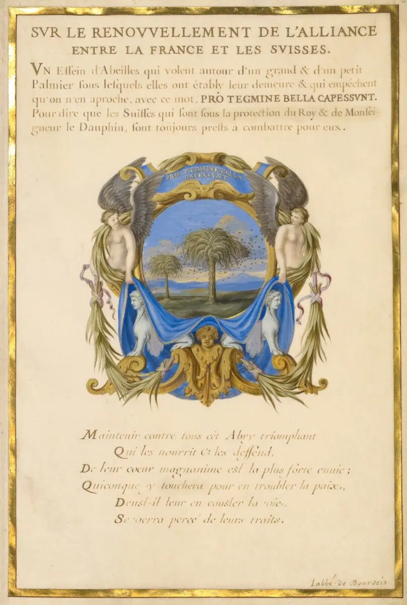 Three Emblems for Louis XIV by Jacques Bailly; Abbé Amable de Bourzeis