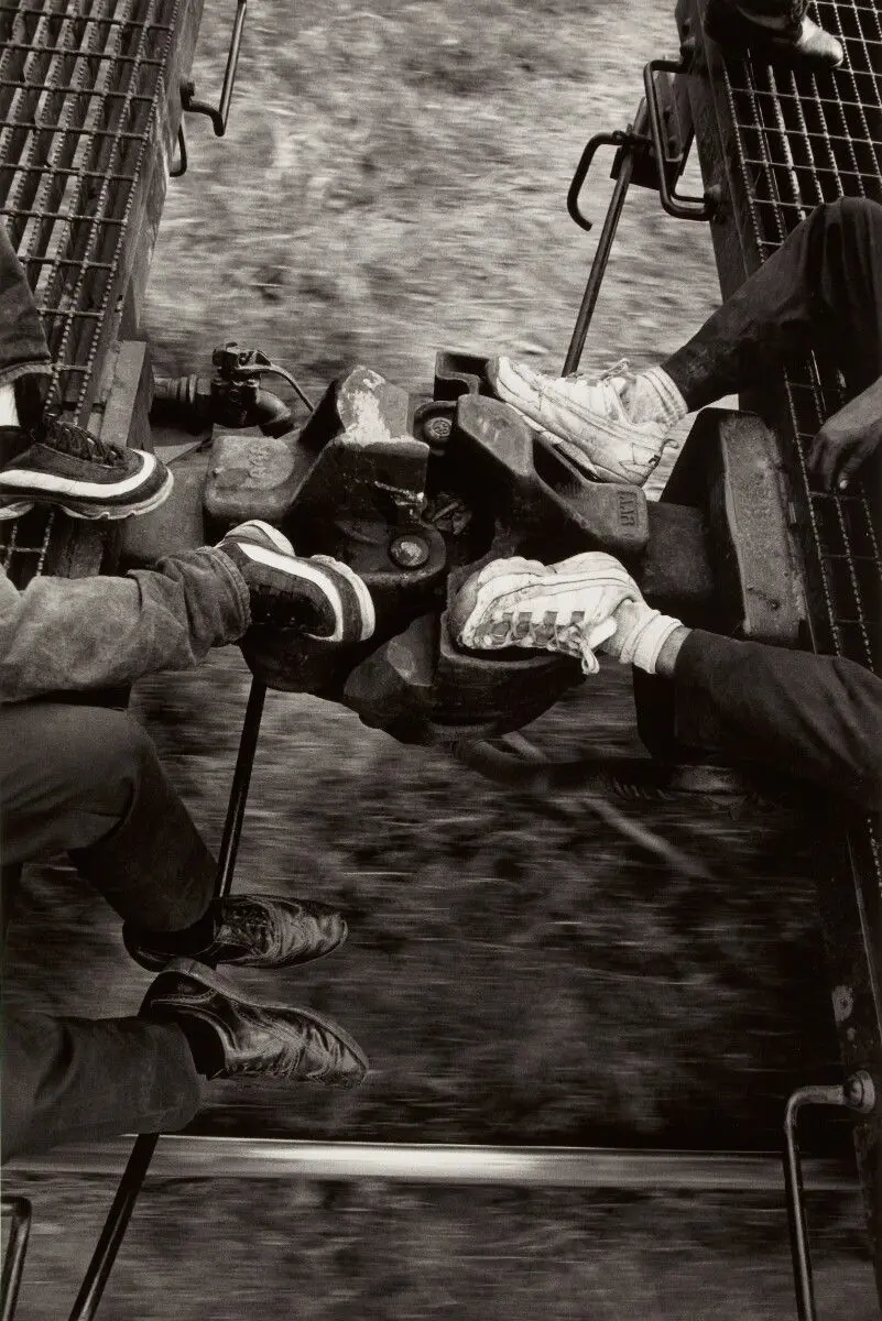 On a Train to Northern Mexico by Sebastião Salgado
