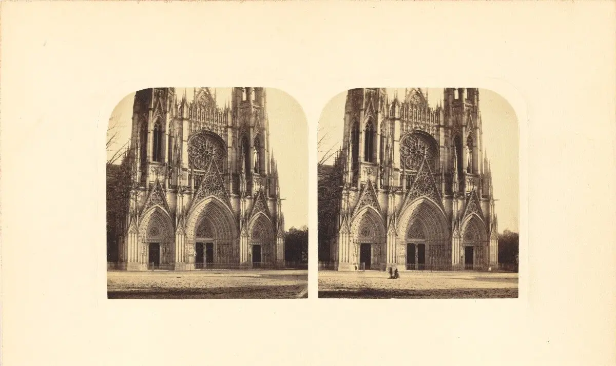 West Front of Saint Ouen, Rouen by Robert Howlett