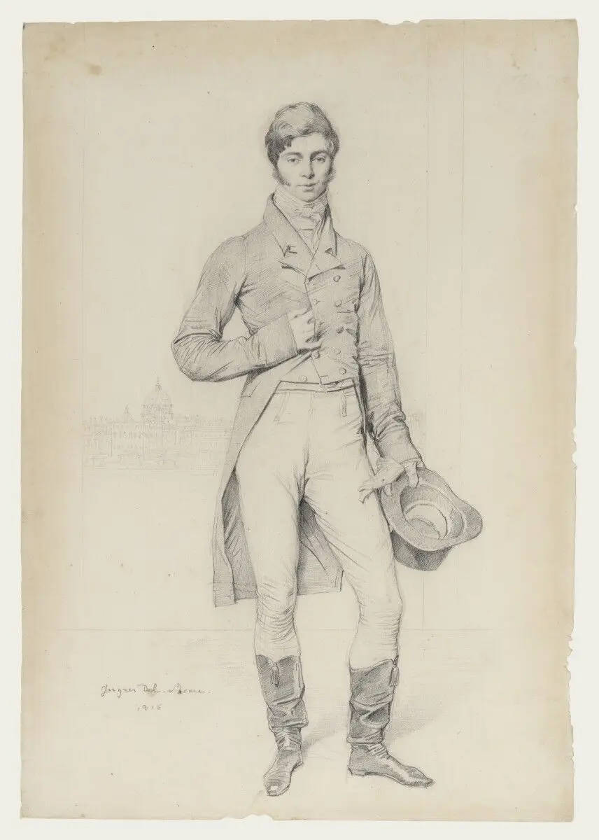 Portrait of Lord Grantham by Jean-Auguste-Dominique Ingres