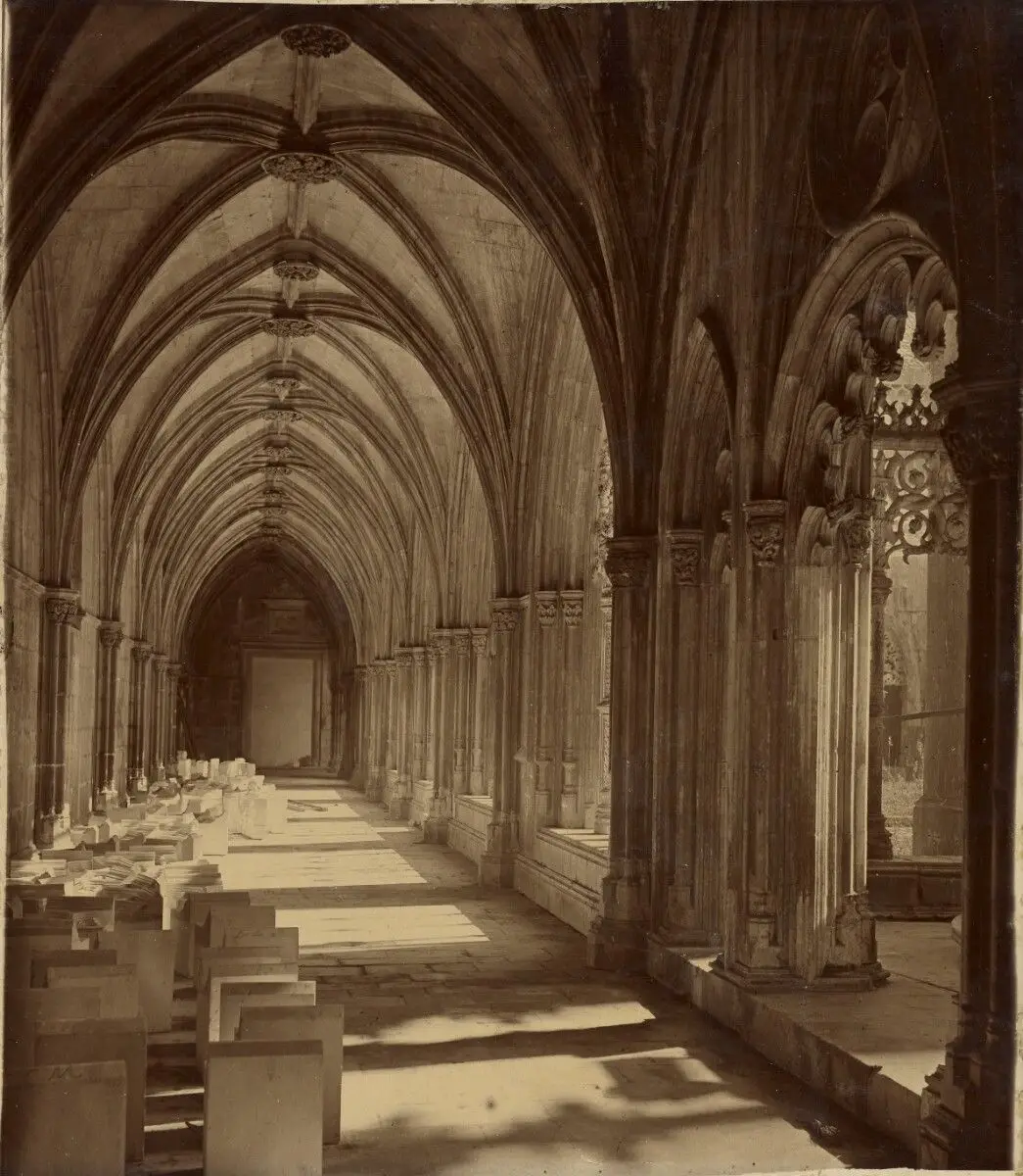 [Arched hallway, Batalha] by Charles Thurston Thompson