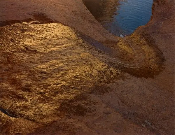 Waterslide from Above, Long Canyon, Utah by Eliot Porter