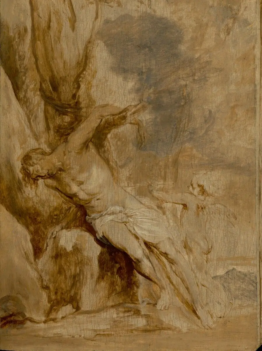 Saint Sebastian Tended by an Angel by Anthony van Dyck