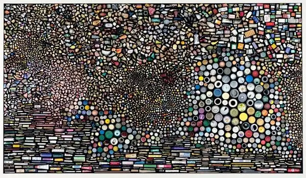 My Things No. 5 - 5,000 Pieces of Rubbish by Hong, Hao