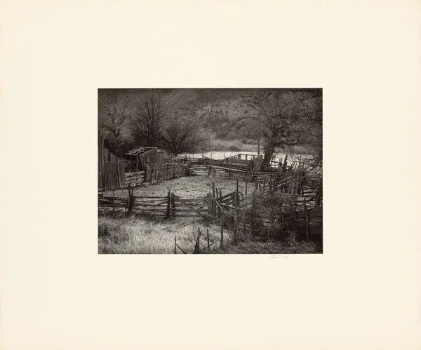 Corral, Hondo Valley by William Clift
