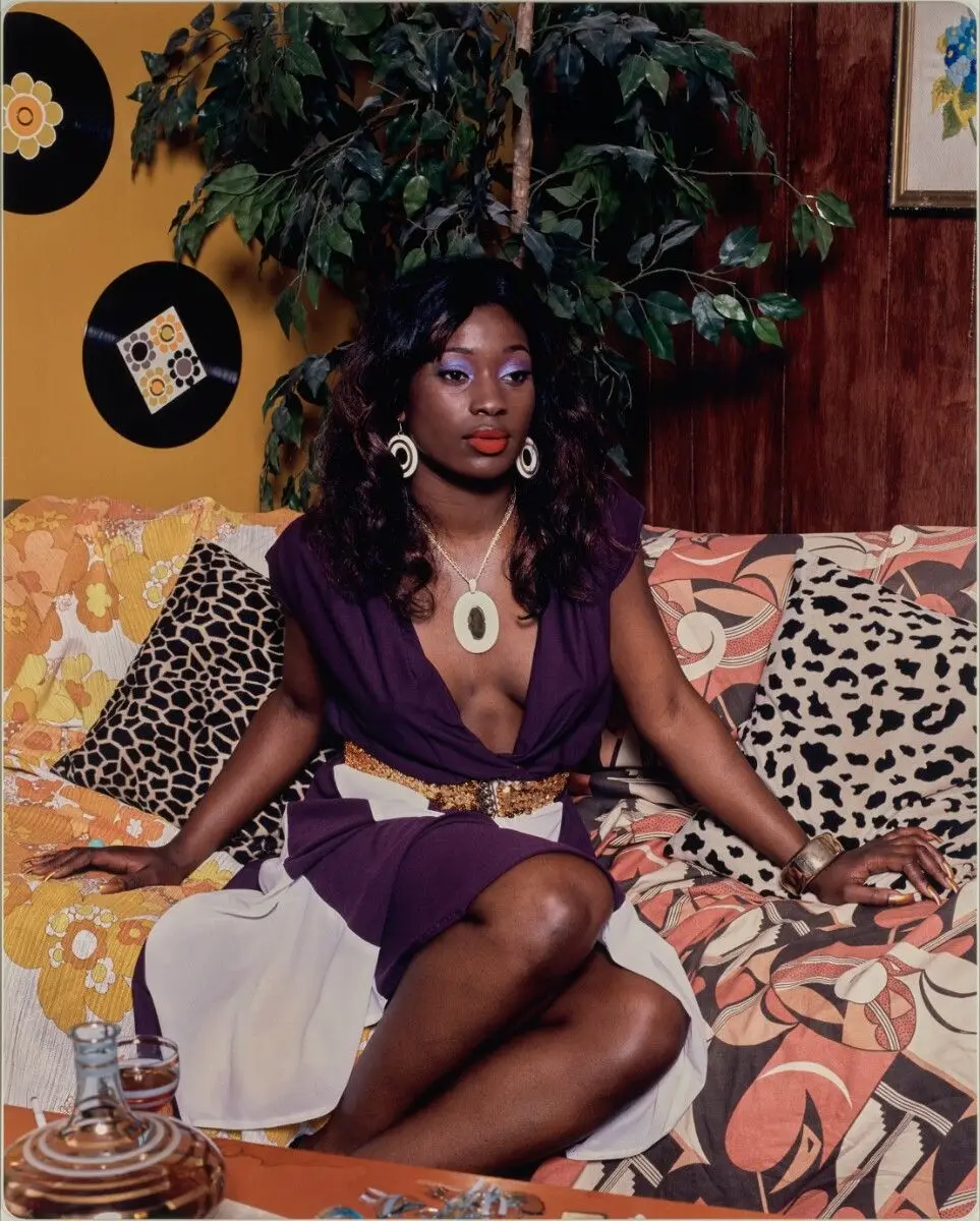 Portrait of Qusuquzah by Mickalene Thomas