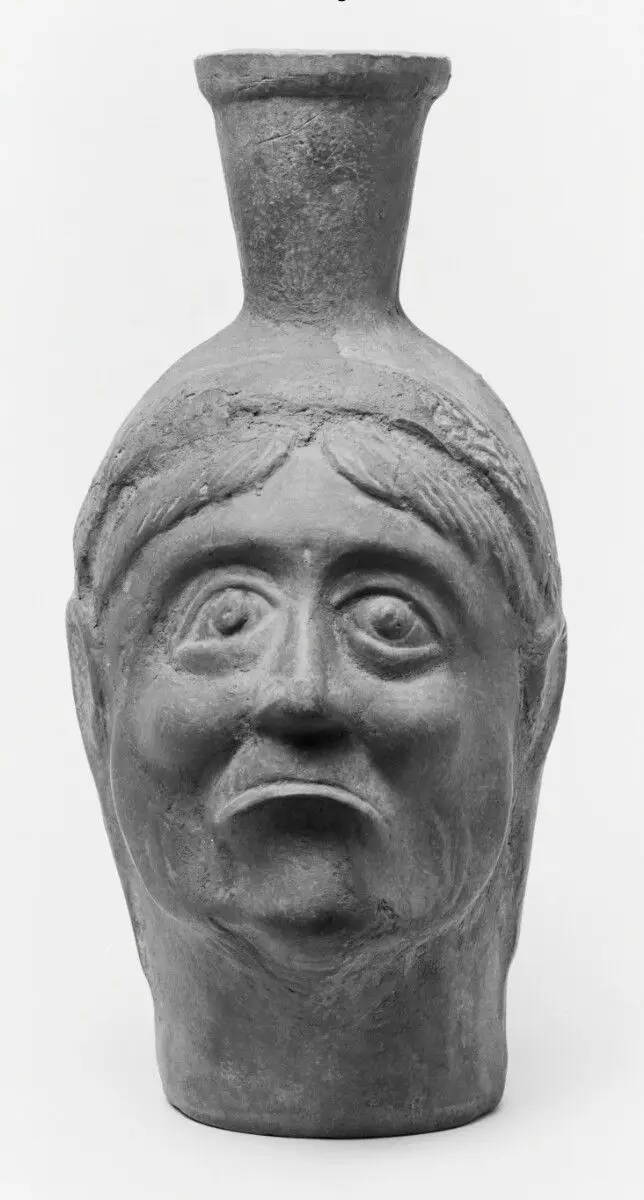 Fragmentary Carthaginian Head Vase by Unknown