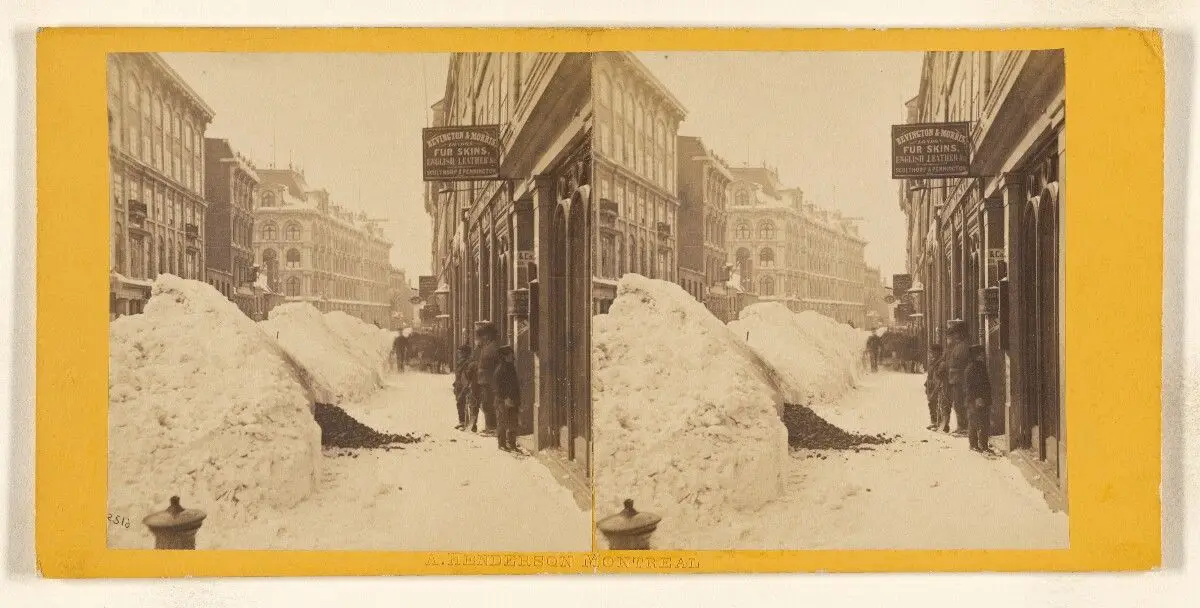 [Great St. James Street, Montreal] by Alexander Henderson