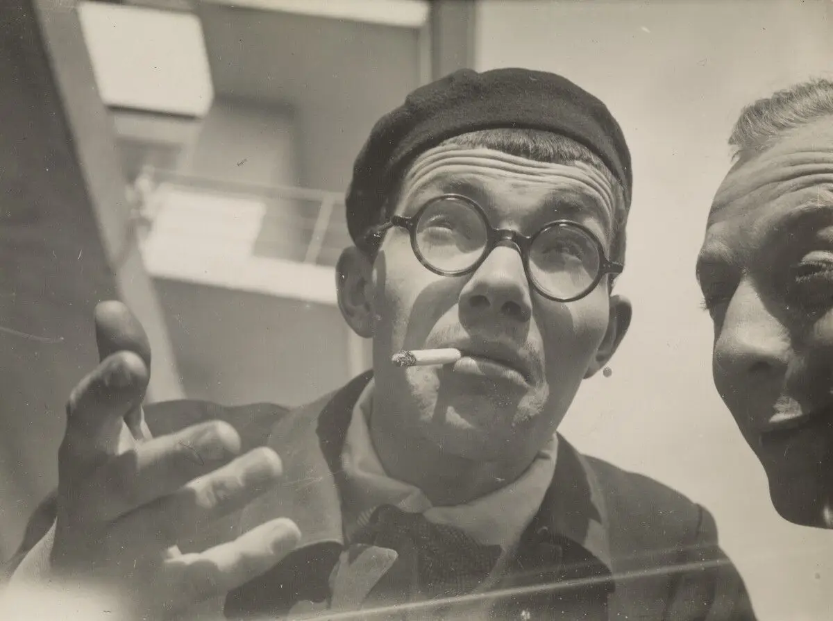 [Portrait Max Bill]. by T. Lux Feininger