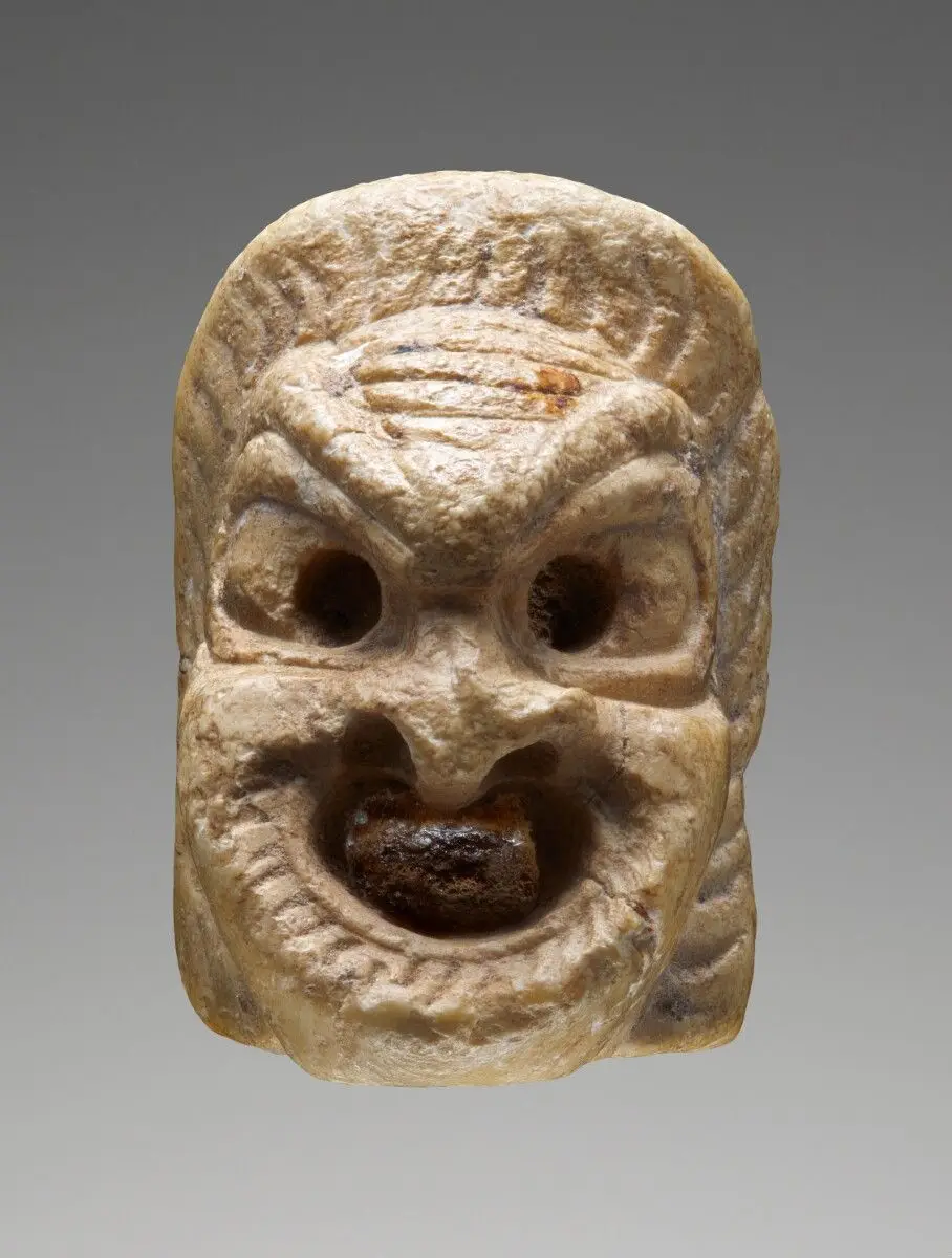 Miniature Theatrical Mask by Unknown