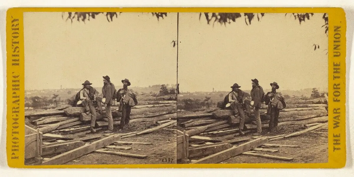 Rebel Prisoners, Gettysburgh. by Mathew B. Brady
