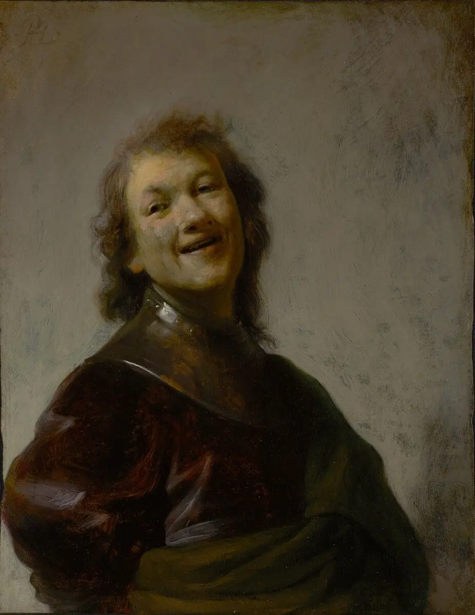 Rembrandt Laughing by Rembrandt Harmensz. van Rijn