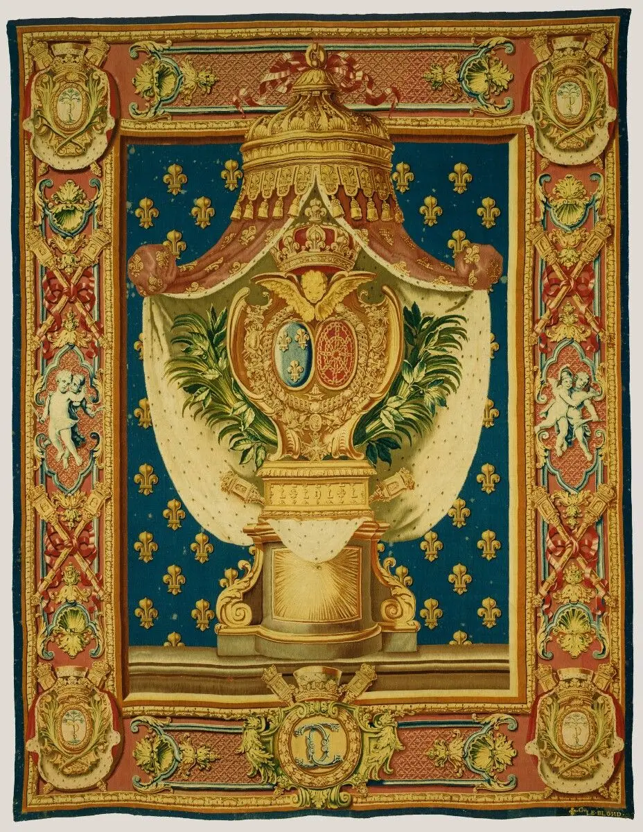 Tapestry: Chancellerie by Etienne-Claude Le Blond; Royal Factory of Furniture to the Crown at the Gobelins Manufactory